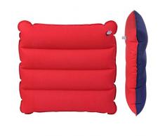 10T Ruby Head Box 40 x 40 cm aufblasbares Baumwoll-Kissen Retro Kopfkissen Reisekissen Nackenkissen