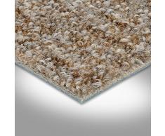 BODENMEISTER BM72269 Teppichboden Auslegware Meterware Schlinge meliert 200, 300, 400 und 500 cm Breit, verschiedene Längen, Variante:, Beige Grau, 3, 5 x 5 M