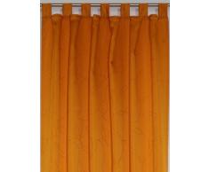 Wirth AustralienSch550-2 Vorhang Australien Schlaufenschal, 175 x 135 cm, Einzelgardine, orange