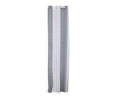 Flybloom 100 * 200 cm Breite Gestreifte Baumwolle Leinen Vorhang Fenster Gardinen Tüll Voile Fenster Screening Für Schlafzimmer Wohnzimmer Wohnkultur, Stange Tasche