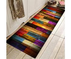 jieGorge Badezimmer deko Räumungsverkauf,40X120 cm Teppich Flur Fußmatte Anti-Rutsch-Teppich Absorbieren Wasser Küchenmatte,Fußbodenteppich für Schlafzimmer Dekoration