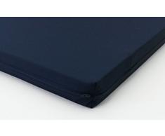 Biona Rollstuhlkissen aus Viscoschaum mit Noppen, Höhe 10 cm, Inkontinenzbezug (40 x 40, schwarz)