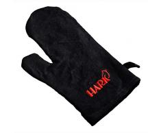 HARK Kamin Ofen Handschuh mit Logo Grillhandschuh aus Wildleder