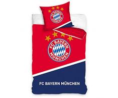 FC Bayern München Bettwäsche 140x200cm blau/rot BMFC201001-P