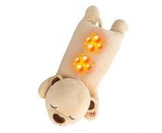 AUEDC Nackenmassage Kissen, Schön Comfort Supplies Nacken- und Rückenmassage Shiatsu-Massage-Kissen mit Hitze, Eltern Liebhaber und Freunde