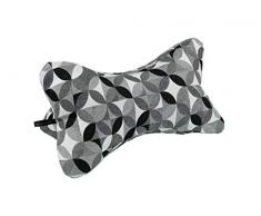 Lesekissen Bücherkissen Leseknochen Strandkissen Yogakissen Nackenkissen 38 x 18 x 18 cm von Beletage Gobelin Kreise schwarz weiß HM