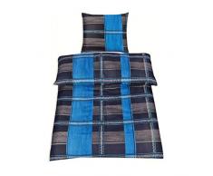 ROLLER Microfaser-Bettwäsche NOAH BLAU - 135x200 cm