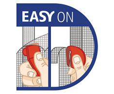 tesa Fliegengitter Comfort Klettband für Fenster, weiß, 1m:1m