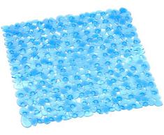 Spirella 1007073 Duscheinlage RIVERSTONE CLEAR-BLUE 54X54 CM (Kleinere Farbabweichungen moeglich)