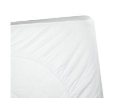 ZOLLNER Matratzenschoner 90 x 200 cm, wasserdicht, verrutscht nicht, weiß