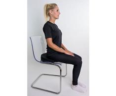 Orthopädisches Keilkissen, RUND Ø 36 cm, 100 % Baumwollbezug! - Farbe: schwarz - Kissen Sitzkissen Sitzkeilkissen Sitzkissen Sitzkeil *Top-Qualität zum Top-Preis*