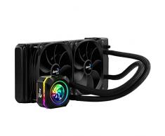 Aerocool AC100AIR - Air-Technologie Gaming-Stuhl, liegend, Lendenkissen, schwarz