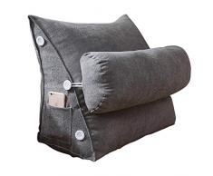 rosemaryrose Bezug Keilkissen Relaxkissen-Sofa Kissen Mit Reißverschluss Nordischer Stil Dreieckiges -Abnehmbares Waschbares Polster