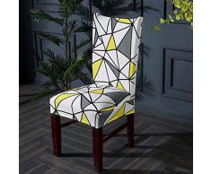 JYIP Moderne floral Bedruckte Hochzeit Stuhlhussen Spandex für Esszimmer Hussen Stretch große elastische für Bankettstuhl Universalgröße Farbe 9