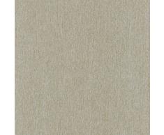Hochqualitativer Verdunkelungsvorhang nach Maß, Verdunkelungsgardine, Design: Struktur, Kräuselband, Schlaufen, Thermogardine, Höhe: 70cm bis 330cm, Beige (250cm)