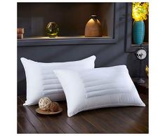 YILANS Kopfkissen, Nackenkissen Buchweizen Dual-Use-Kissen Student Single Dormitory Fibre Pillow Geeignet Für Zuhause, Hotel, Etc. (2Er-Pack)