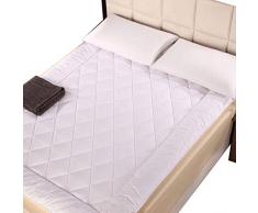 DADAO Matratze Pad Full Size Ultra Soft Air Frische Mikrofaser-Matratzentopper-5 Thick,White,180x220cm(71x87inch)
