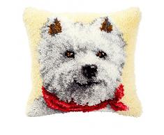 Vervaco Knüpfkissen mit Knüpfhaken