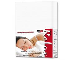 CelinaTex Relax Boxspringbett Wasserbett Spannbettlaken 140x200-160x220 cm weià Baumwolle Laken
