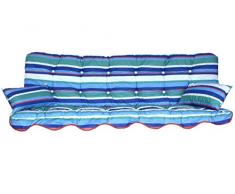 Polsterauflage Gartenstuhlauflage Modell 720 Streifen (180x50 cm Hollywoodschaukelauflage)