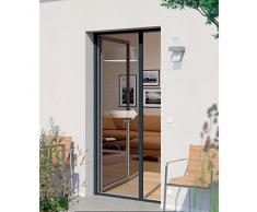 Windhager Insektenschutz Plus Rollo Tür 160 cm x 225 cm anthrazit 03895