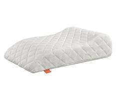 liebling 194489 Premium Venenkissen mit Viscoauflage (Mikrofaser Doppeltuch versteppt) ca. 40 x 68 x 16,5 cm, weiß