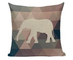 Nunbee Merry Christmas Kissenbezug bettwäsche Weihnachten-Serie Platz Dekorative Akzente Setzen Fall Sofa zierkissen Hirsch Elch Weihnachtsmann Glocke Elf Rentier Rudolph Festive, Hirsch 13 45x45cm