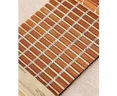 WUFENG Bambus Roll Up Window Blind Bambusvorhang Türvorhang Anti-Insekt Vorhänge para Puertas Balkon Wohnzimmer Teestube Sonnenschirm Vorhang Türvorhang (Farbe : C-1/sq.m)
