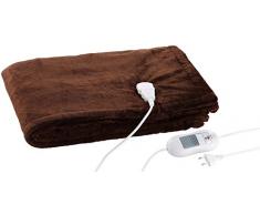 Wilson Gabor Beheizbare Decke: XL-Webpelz-Heizdecke mit 3 Heizstufen und Timer, 130 x 180 cm (Elektrische Heizdecke)