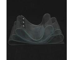 Brandneu Klar Gefrierschrank Streifenvorhänge Streifenvorhang Türstreifen Kit Hängeschienen 200 * 18 * 0,19 cm