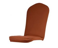 Feste Farbe Elastischen Stuhlhusse Stuhlüberwurf Hussen Halbkreis Speisen Stuhl Stuhlabdeckung Slipcover Licht - #11
