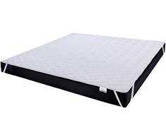 PHD Primera Matratzenschoner 200x200 cm für Doppelbetten zum Schutz der Matratze. 60°C waschbar für mehr Hygiene im Bett. Gestepptes Unterbett auch für hohe Matratzen, Boxspringbetten u. Topper