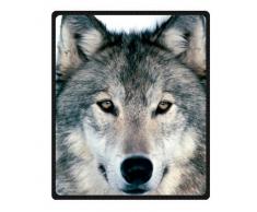 YISUMEI - 150 x 200 cm Decke - Wolf erwischt Fleecedecke,Kaschmir-Gefühl Kuscheldecke Geeignet für Bett oder Sofa