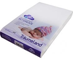 Träumeland wasserdichte Betteinlage/Matratzenschoner mit 100% Baumwolle, Größe 90 x 200 cm