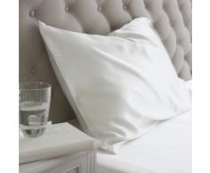 Jasmine Silk Luxus Original Kissenbezug 40 x 60 cm, 100% Seide (Elfenbein)