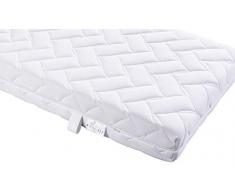 PROCAVE Frottee Matratzenbezug versteppt, mit 4-Seiten Reißverschluss und 4 Handgriffen, 100% aus Deutschland in 90x200 cm für Matratzen-Höhe 20cm