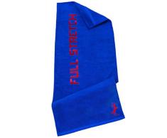 FULL STRETCH GmbH Fitness Handtuch für Gerätetraining Sporthandtuch 118cm x 50 cm (Blau) mit Zwei Reißverschlusstaschen