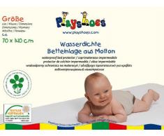 Playshoes 770215 Molton Betteinlage wasserdicht und atmungsaktiv, Oeko-Tex Standard 100, 70 x 140 cm