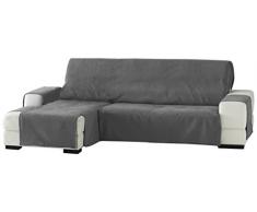 Eysa Zoco Nicht elastisch Sofa überwurf Chaise Longue Links, frontalsicht, Chenille, Grau, 29 x 9 x 37 cm