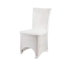 Trimming Shop Spandex Weiß Stuhlbezug Stretch Husse für Bankette, Hochzeit, Partys, Restaurant, Esszimmer Dekoration Super Stretchy, Langlebig, Lang Haltend Elastisch - Weiß