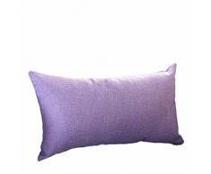 OdeJoy Rechteck Kissen Abdeckung Seide Werfen KissenFall Kissenbezug Leinen Kissen Fall Latexkissen U-förmigeskissen weichkissen Relaxkissen Pflanzekissen Weiches Stillkissen (Lila,1 PC)