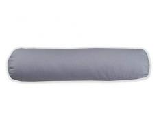 MERINO BETTEN Hochwertiger Nackenrollenbezug 15x90 | Kissenrolle | Bezug für Nackenrolle mit Reißverschluss (weitere verfügbar) (Grau)