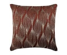 Rot Kissenbezüge 35 x 35 cm, Samt Kissenbezug, handgemachte Dekokissenbezug Rost - Golden Sitar