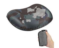 Redmoo Aufblasbares Kissen, Ultralight Aufblasbares Reise Camping Kissen, Reisekissen Strandkissen für Camping, Reise, Schwimmbad, Rad und Zelturlaub, komprimierbar/kompakt/aufblasbar