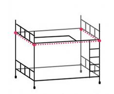 YJZQ Etagenbett Moskitonetz Hochbett Spielbett Bettvorhang Lichtdicht Vorhang Insektennetz Mückenschutz für Studentenwohnheim Kinderzimmer, 1.2 x 2.0 M(1pcs)