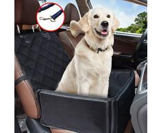 Yikaich Auto Hundesitz Hunde Vordersitz Waschbar Auto Sitzbezug für Hunde Haustier Schondecke