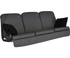 Angerer 4785/136 Primero Style Schaukelauflage Style, Grau, 3-Sitzer (ohne Schaukel)