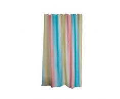 Serria® Gestreifter Verdunkelungsvorhang mit Farbverlauf Polyester Stanzverarbeitung Vorhang für Wohnzimmer Schlafzimmer Mehrfarbig 100x250cm