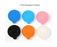 Canned Deckelbezug Hund Katze Food Storage Top Cap Wiederverwendbare Abdeckung verschlossen Feeders Lebensmittel Dosendeckel Pet Daily Health Supplies (zufällig)