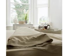 Jasmine Silk 6PCs 100% Mulberry 19MM Charmeuse Seide Bettbezug-Set (Mole) - doppelt